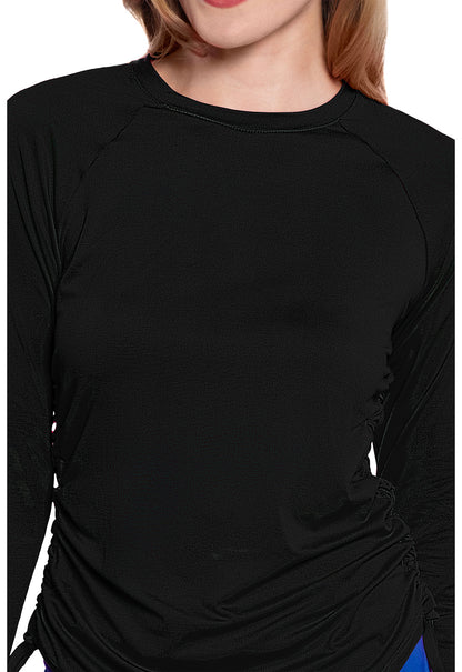 Med Couture Long Sleeve Ruched Underscrub Women's