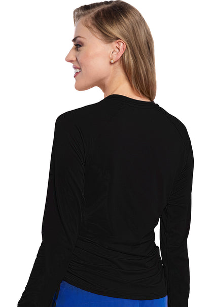 Med Couture Long Sleeve Ruched Underscrub Women's