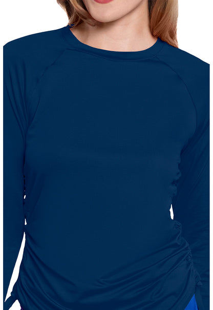 Med Couture Long Sleeve Ruched Underscrub Women's