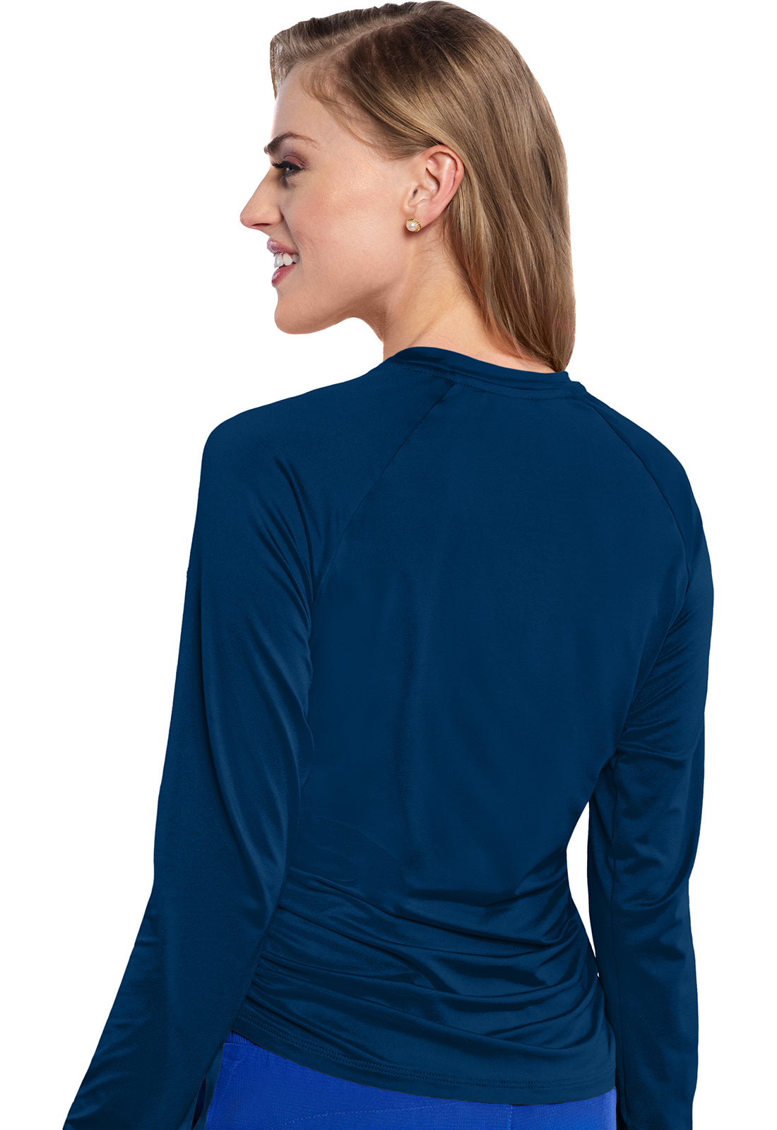Med Couture Long Sleeve Ruched Underscrub Women's