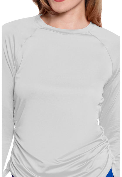 Med Couture Long Sleeve Ruched Underscrub Women's