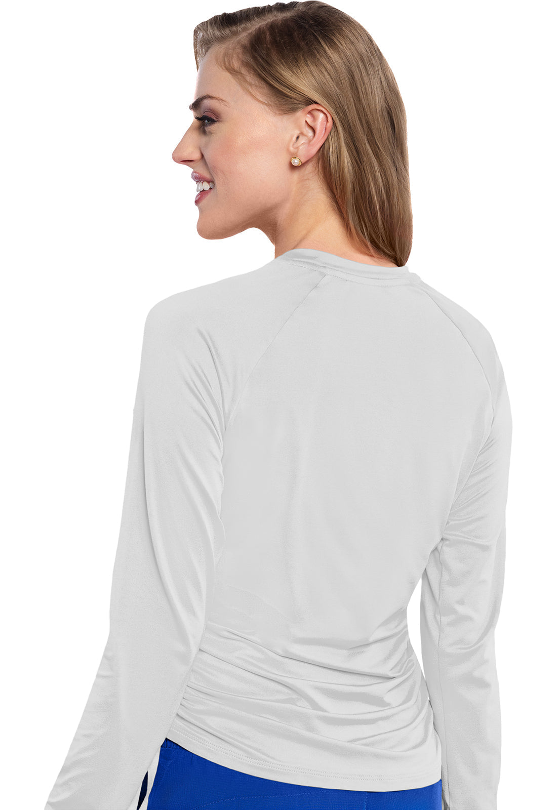 Med Couture Long Sleeve Ruched Underscrub Women's