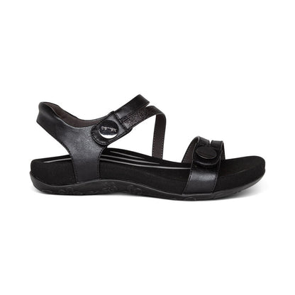 Aetrex Jess Adjustable Quarter Strap Sanadal Women's