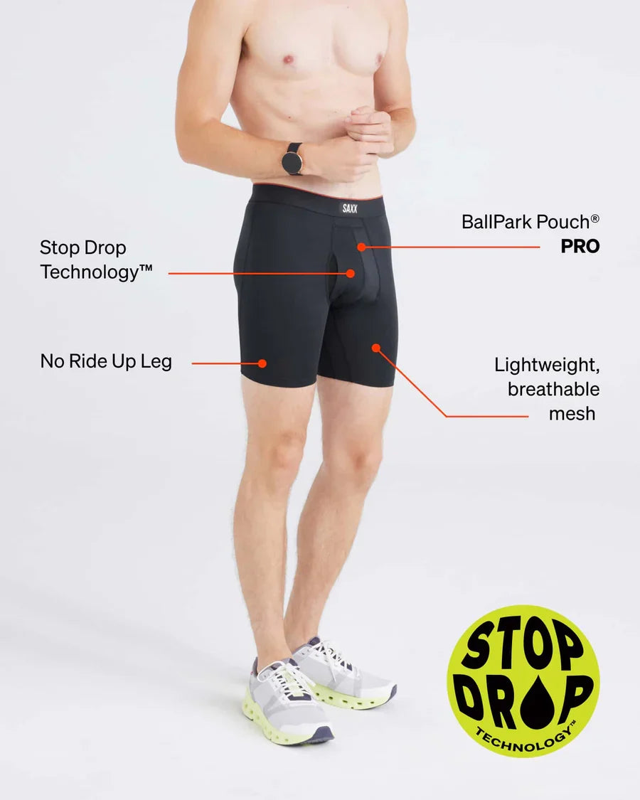 Saxx Multi-Sport Mesh Performance Boxer Brief 6" Men's