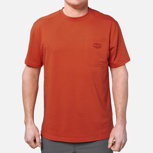 Brunt Short Sleeve Pocket T-Shirt High Quality Tee Men's