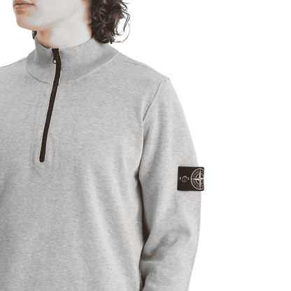 Stone Island Knit Half Zip Fleece - Grey