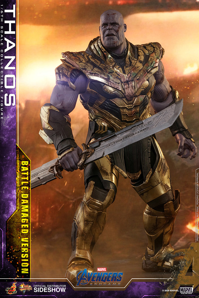 Avengers Endgame 16 Inch Action Figure 1/6 Scale Series - Thanos (Battle Damaged Version) Hot Toys 905891