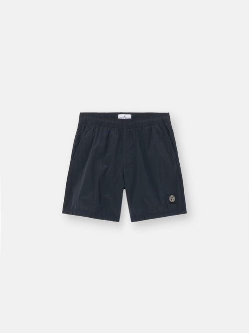 Stone Island Nylon Metal Mid-Length Swim Shorts in Navy