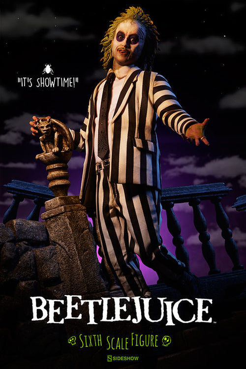 Beetlejuice 12 Inch Action Figure 1/6 Scale Series - Beetlejuice Sideshow 100295