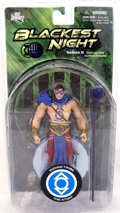Blackest Night 6.75 Inch Action Figure Series 8 - Indigo Tribe The Atom (Shelf Wear Packaging)