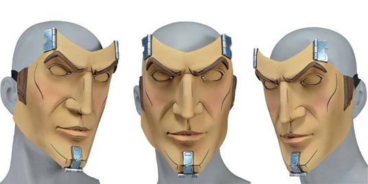 Borderlands 2 Life-Size Mask - Handsome Jax Latex Mask