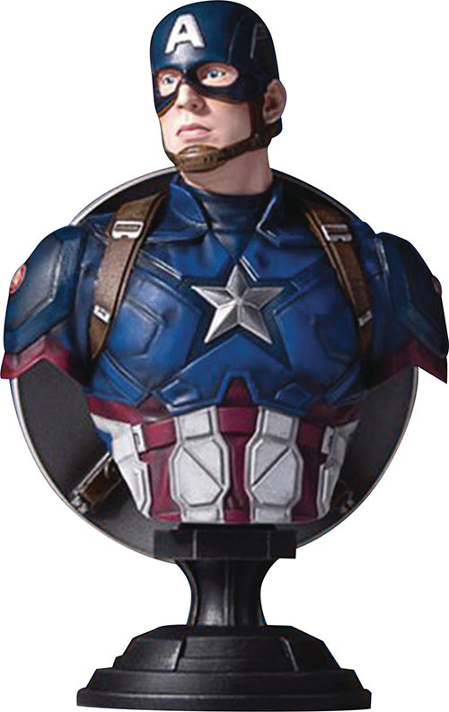 Captain America Civil War 7 Inch Bust Statue Marvel Movie Series - Captain America Classic Bust