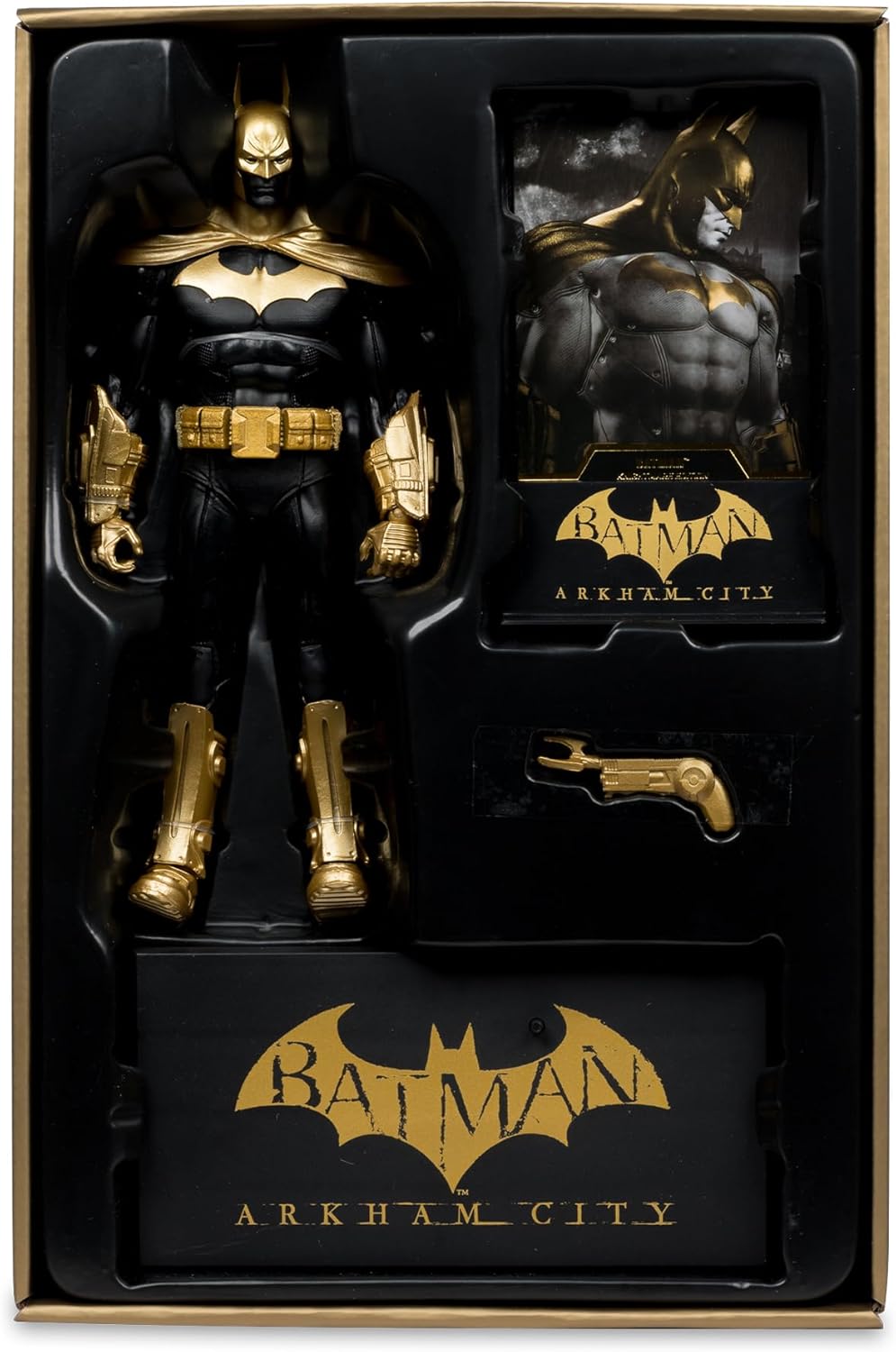DC Multiverse Arkham City 7 Inch Action Figure Exclusive - Batman Knightmare Edition Gold Label