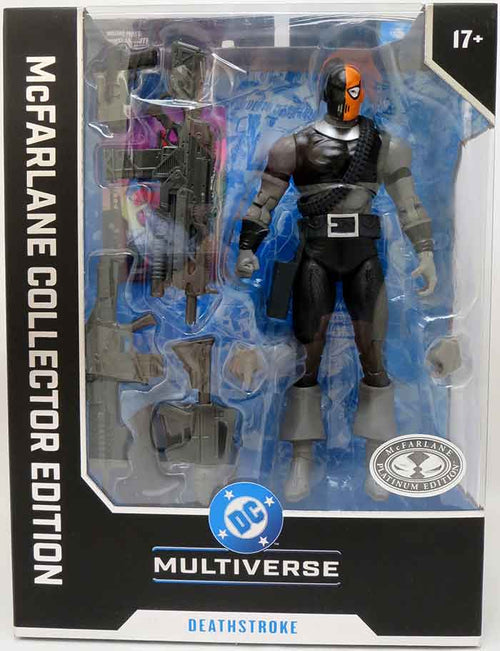 DC Multiverse Collector 7 Inch Action Figure Wave 12 Exclusive - Deathstroke Platinum