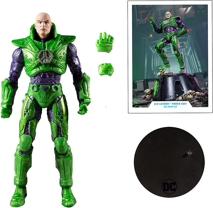 DC Multiverse Comic Series 7 Inch Action Figure - Lex Luthor Green Power Suit