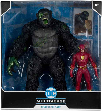 DC Multiverse Comics 7 Inch Scale Action Figure 2-Pack - Titano vs The Flash