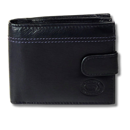 Men's RFID Real Nappa Leather Bifold Wallet