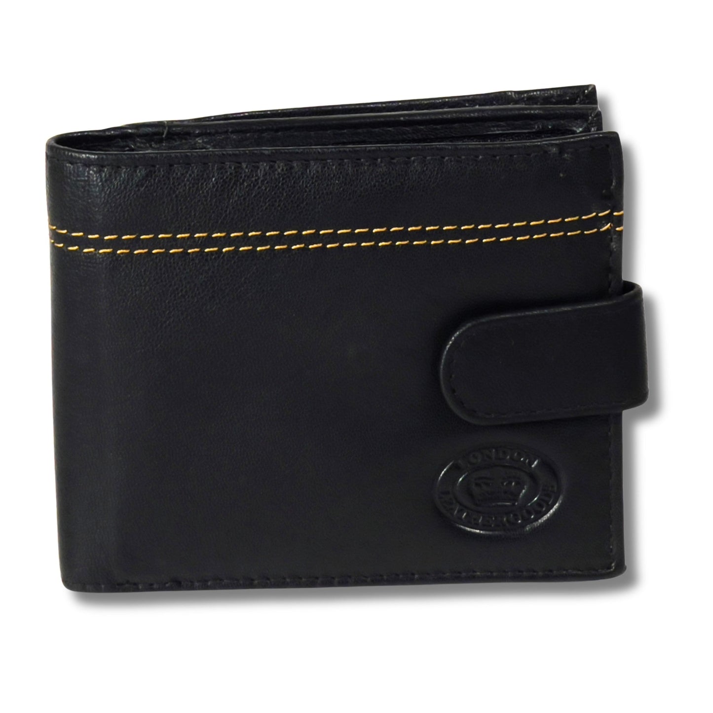 Men's RFID Real Nappa Leather Bifold Wallet