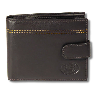 Men's RFID Real Nappa Leather Bifold Wallet