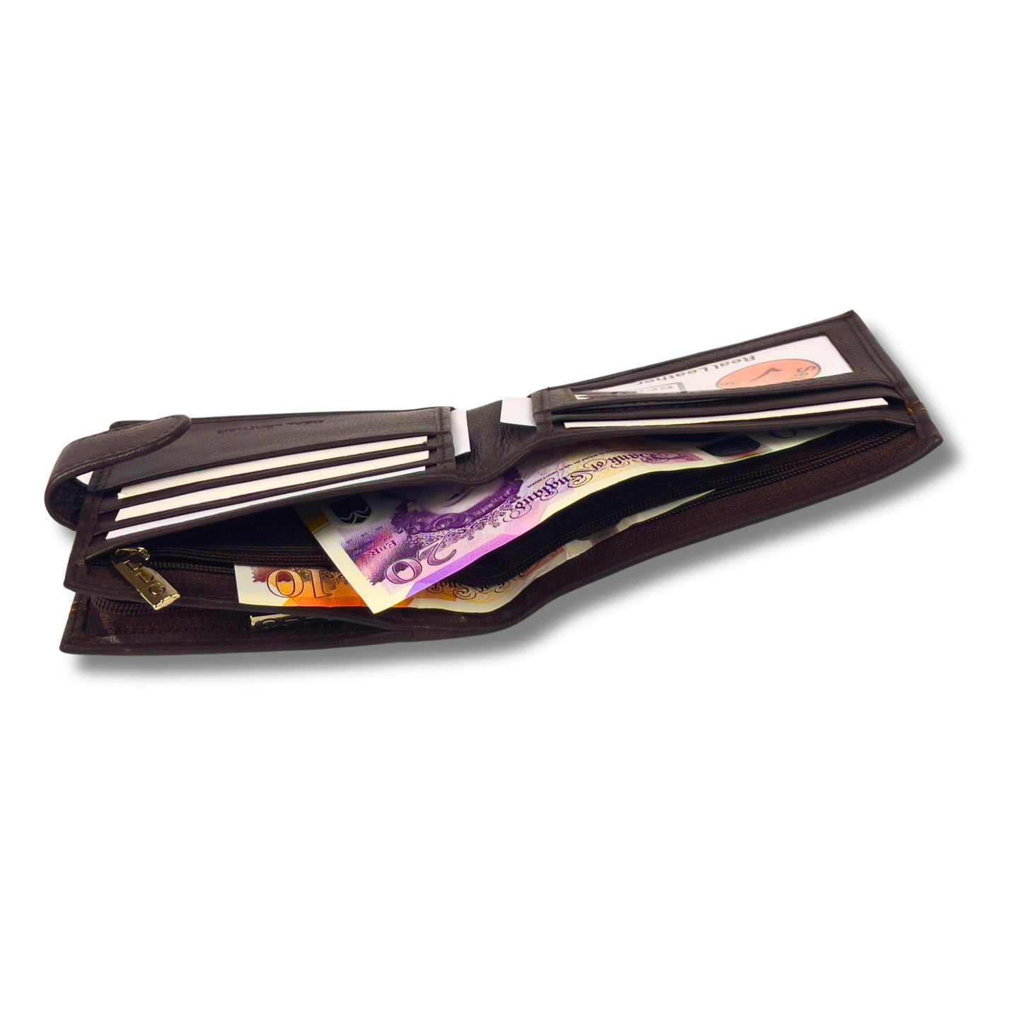 Men's RFID Real Nappa Leather Bifold Wallet