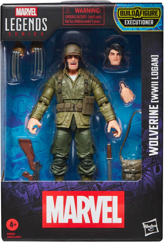 Marvel Legends 6 Inch Action Figure BAF Executioner - Wolverine (WWII Logan)