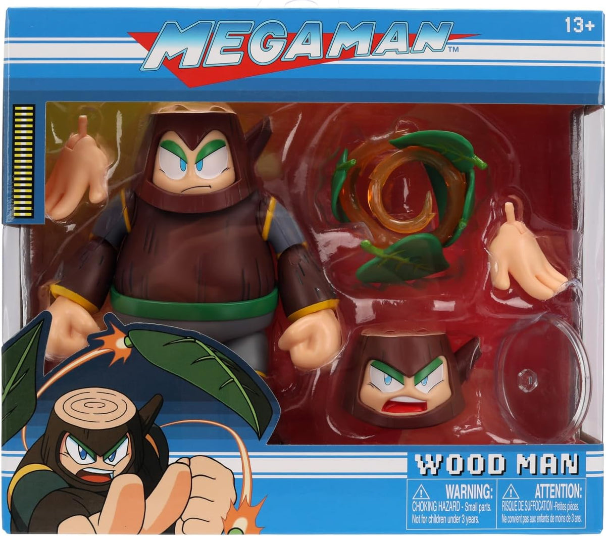 Megaman 5 Inch Action Figure 1/12 Scale Deluxe - Wood Man