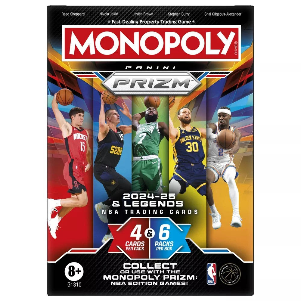 Monopoly Prizm 2024-25 NBA Panini Trading Cards - 12x Sealed Blaster Booster Boxes