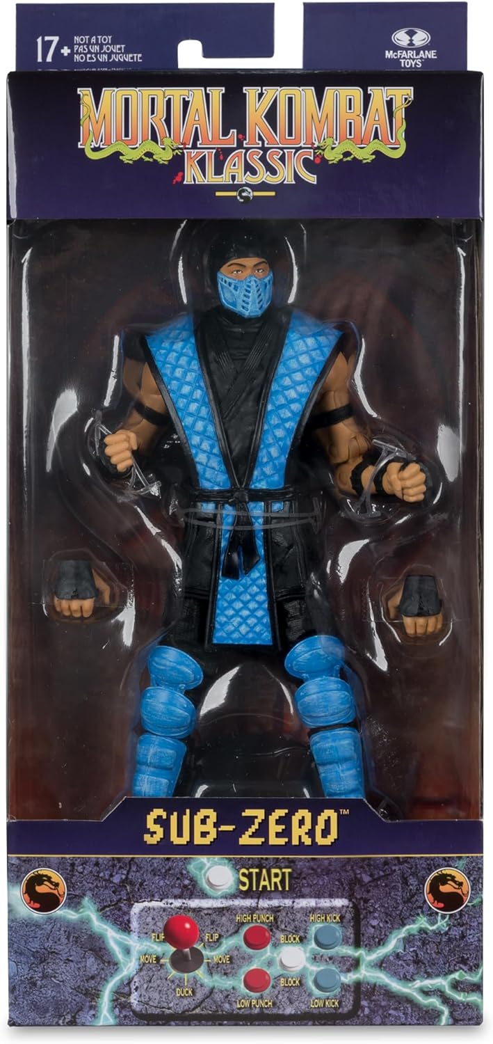 Mortal Kombat Klassic 7 Inch Action Figure Wave 1 - Sub-Zero