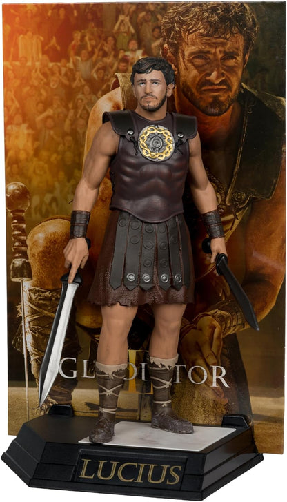 Movie Maniacs Gladiator II 7 Inch Statue Figure 1/10 Scale Posed Scene - Lucius
