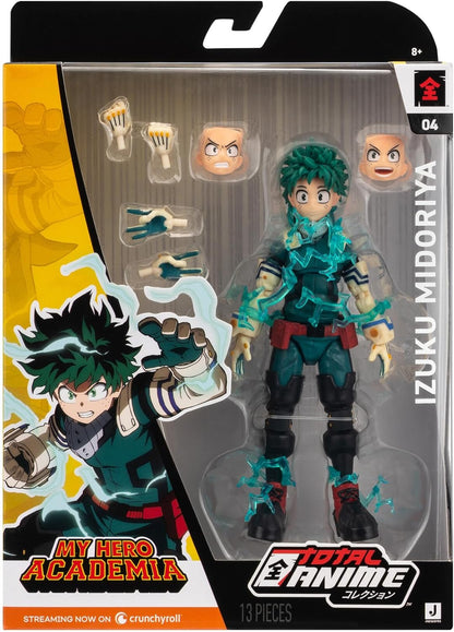 My Hero Academia 6 Inch Action Figure Total Anime - Izuku Midoriya #04