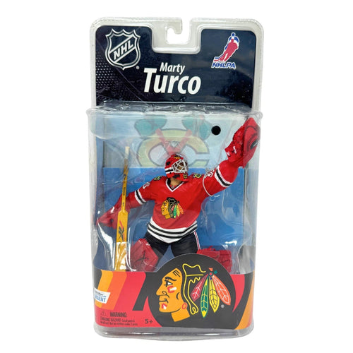 NHL Hockey Sportpicks 6 Inch Static Figure Series 27 - Marty Turco Red Jersey