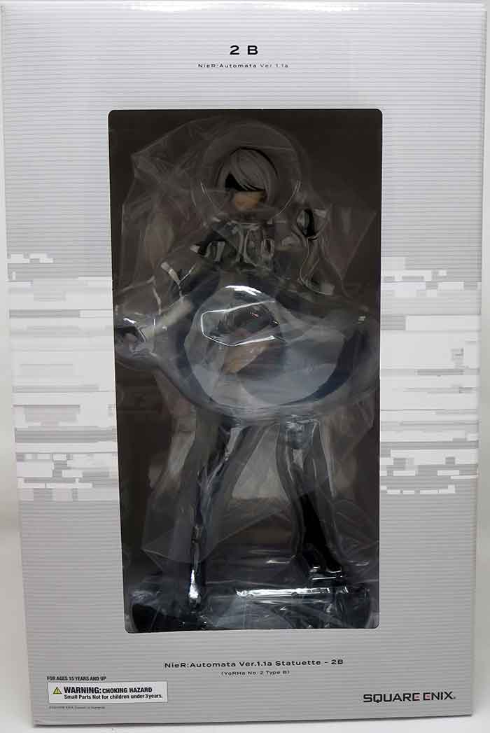 Nier Automata 12 Inch Statue Figure Statuette - NieRAutomata Ver.1.1a. 2B With Blindfold
