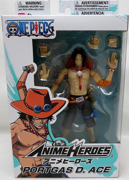 One Piece 6 Inch Action Figure Anime Heroes - Portugas D Ace
