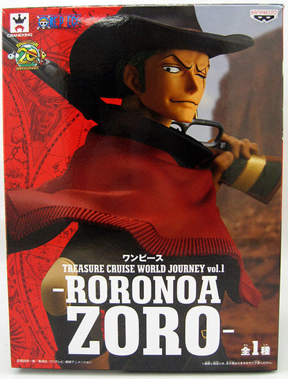 One Piece Treasure Cruise World 8 Inch Static Figure Cowboy Theme Series - Zoro (Shelf Wear Packaging)