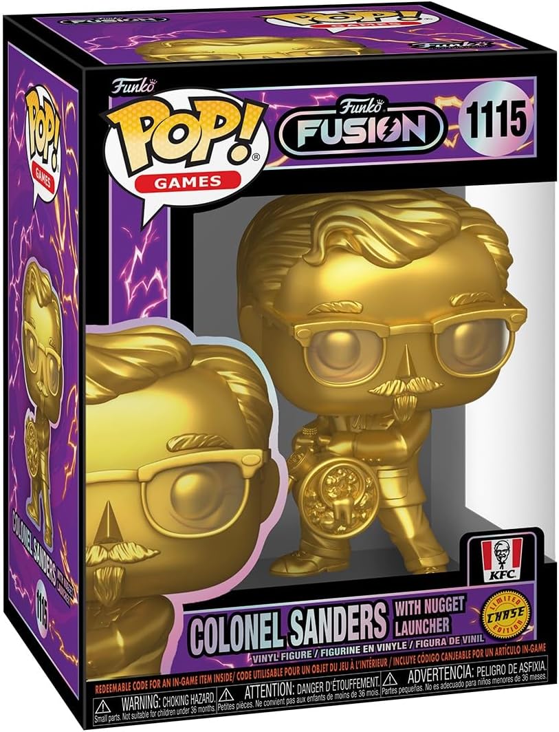Pop Ad Icons KFC 3.75 Inch Action Figure Fusion Exclusive - Colonel Sanders #1115 Chase