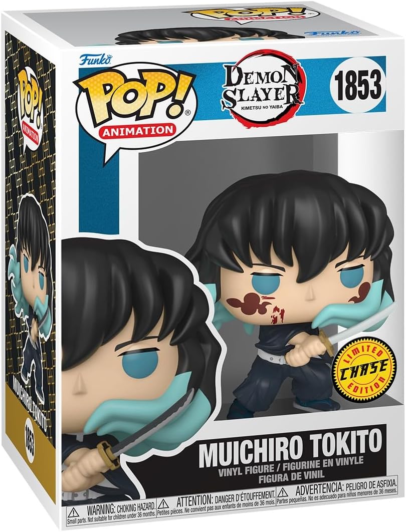Pop Animation Demon Slayer 3.75 Inch Action Figure Exclusive - Muichiro Tokito #1853 Chase