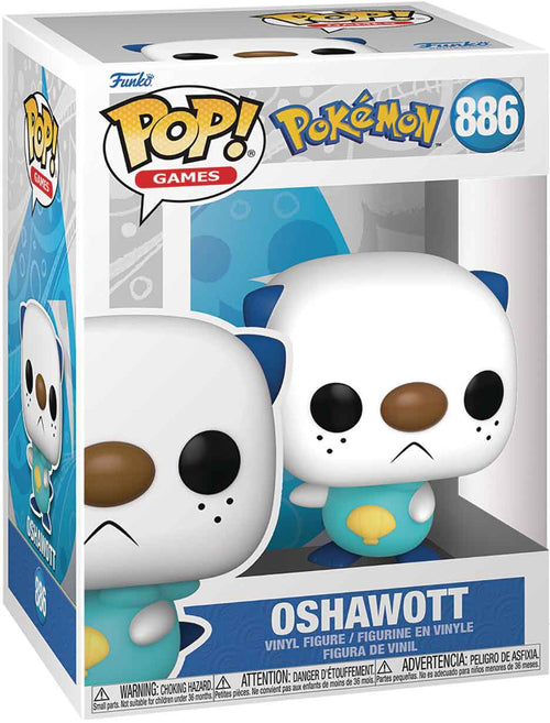 Pop Games Pokemon 3.75 Inch Action Figure   - Oshawott #886