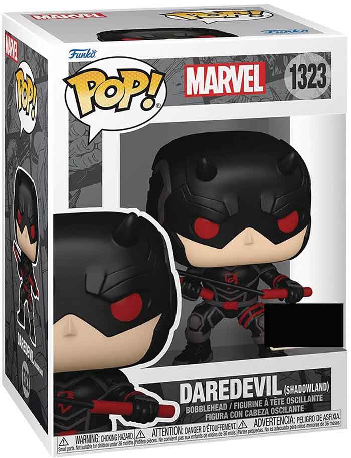 Pop Marvel Daredevil 3.75 Inch Action Figure Exclusive - Shadowland Daredevil #1323 (Sub-Standard Packaging)