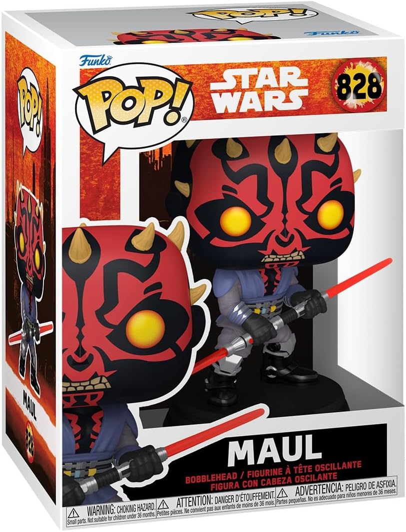 Pop Star Wars 3.75 Inch Action Figure - Shadow Lord Maul #828