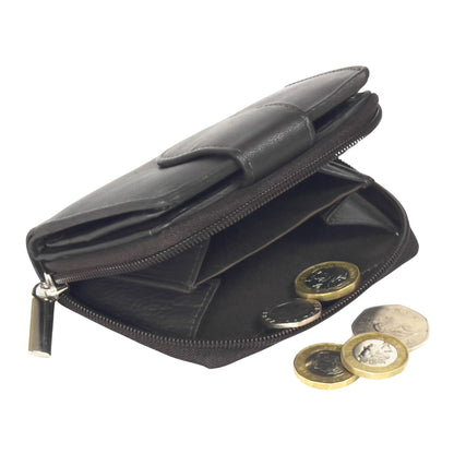 Soft real Nappa Leather RFID Ladies Purse