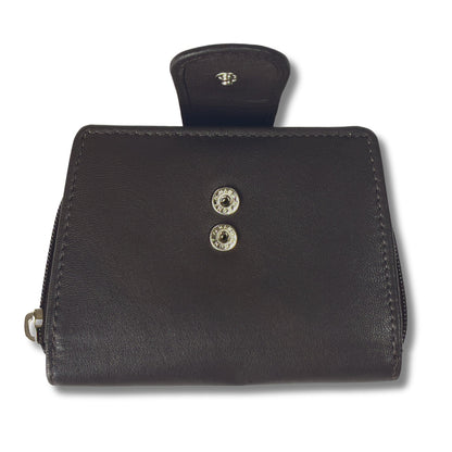 Soft real Nappa Leather RFID Ladies Purse