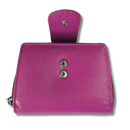 Soft real Nappa Leather RFID Ladies Purse