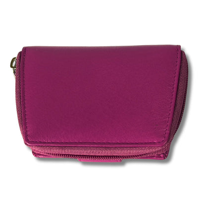Soft real Nappa Leather RFID Ladies Purse