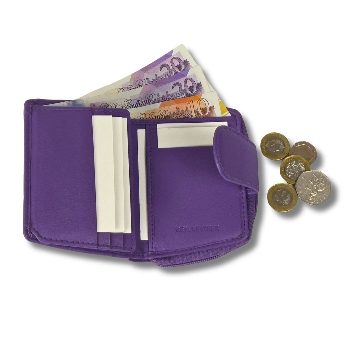 Soft real Nappa Leather RFID Ladies Purse