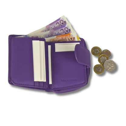 Soft real Nappa Leather RFID Ladies Purse