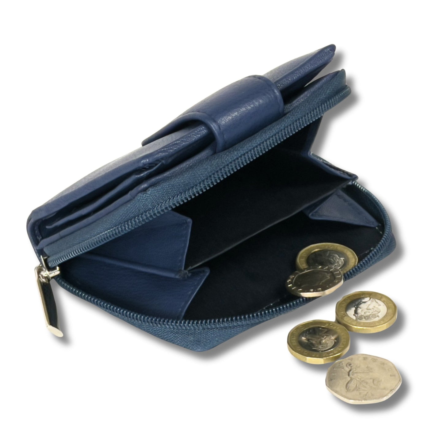 Soft real Nappa Leather RFID Ladies Purse