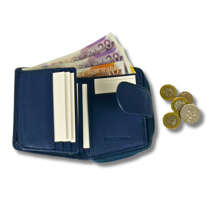 Soft real Nappa Leather RFID Ladies Purse
