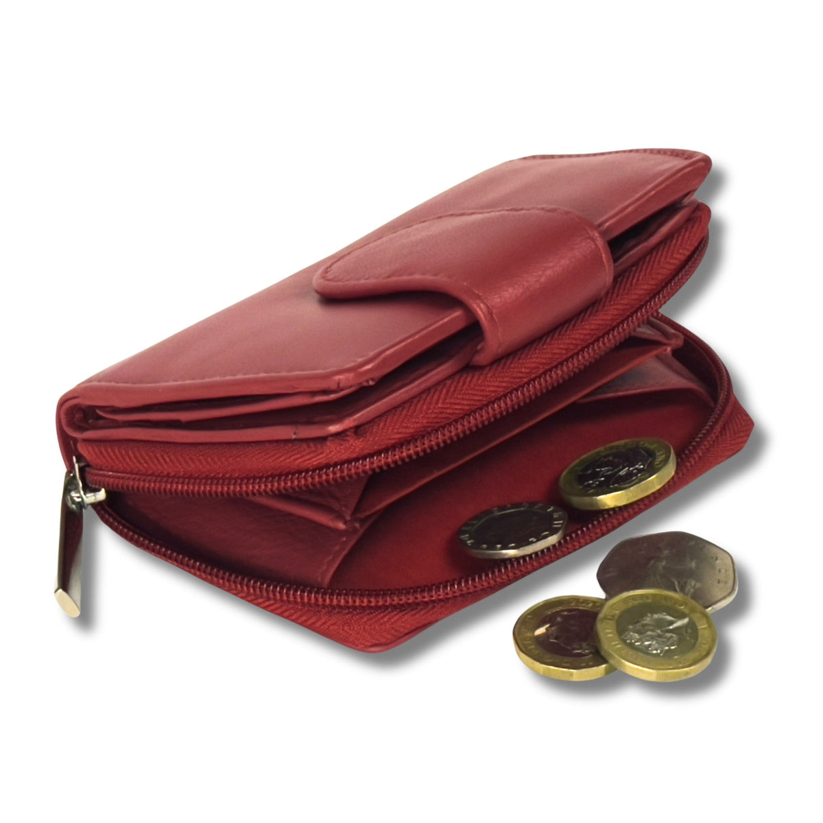 Soft real Nappa Leather RFID Ladies Purse
