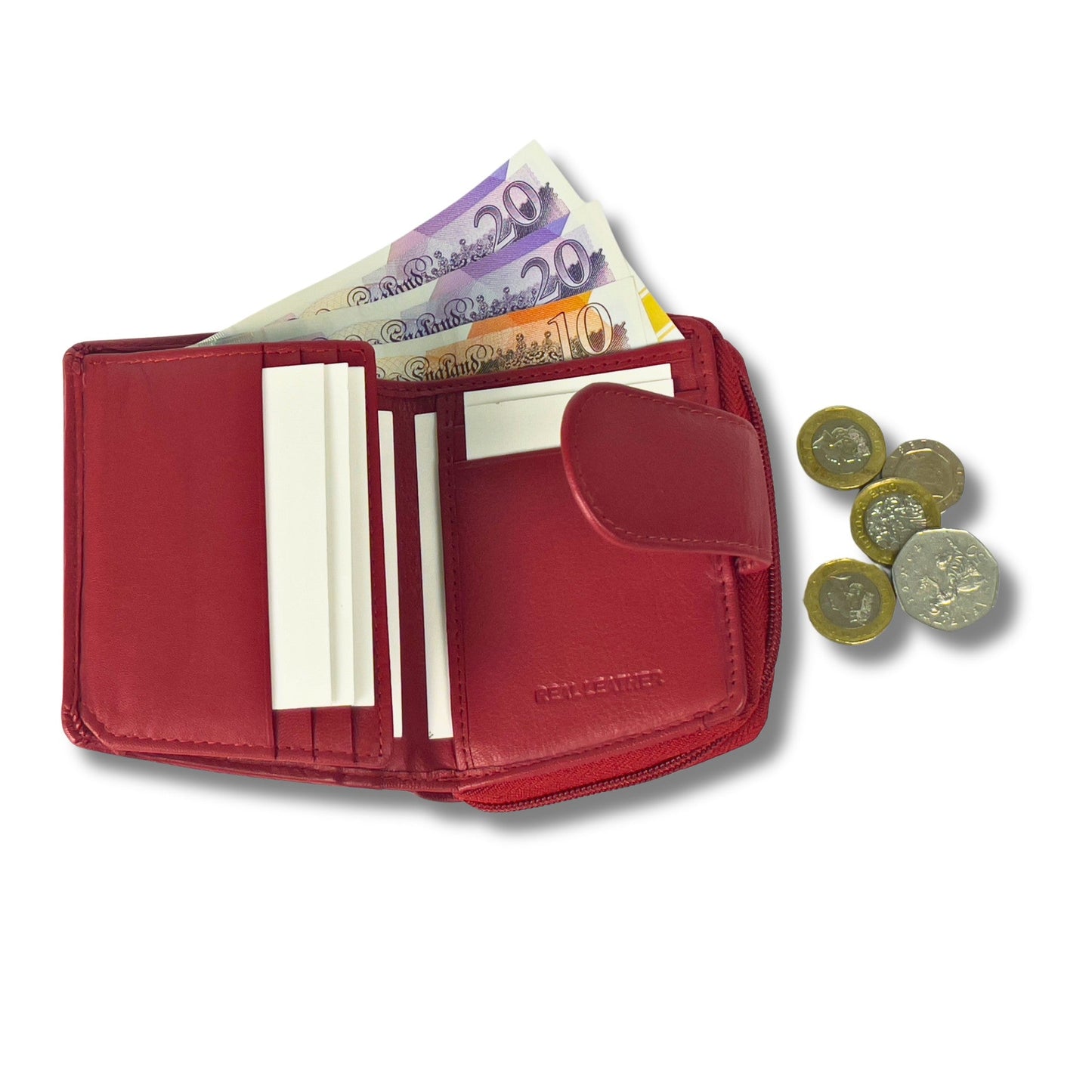 Soft real Nappa Leather RFID Ladies Purse