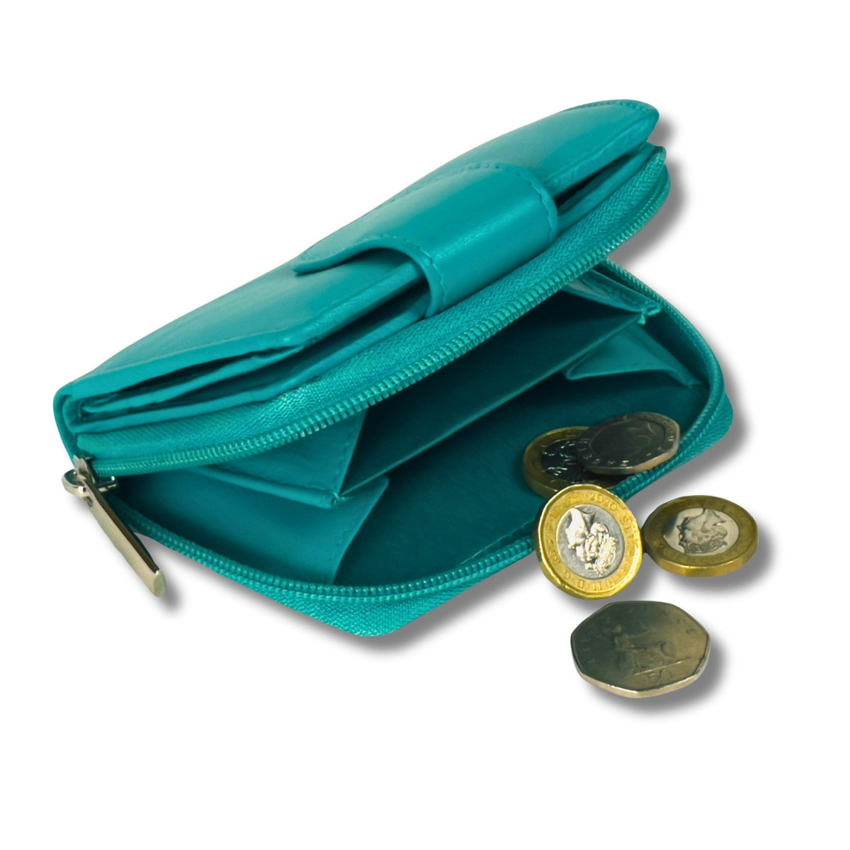 Soft real Nappa Leather RFID Ladies Purse